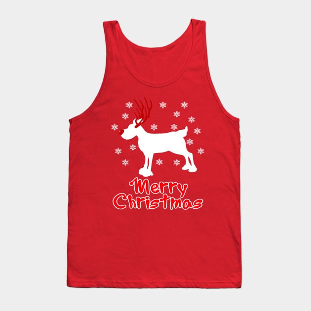 Funny Ugly xmas reindeer humorous christmas gifts tshirt Tank Top by AwesomePrintableArt